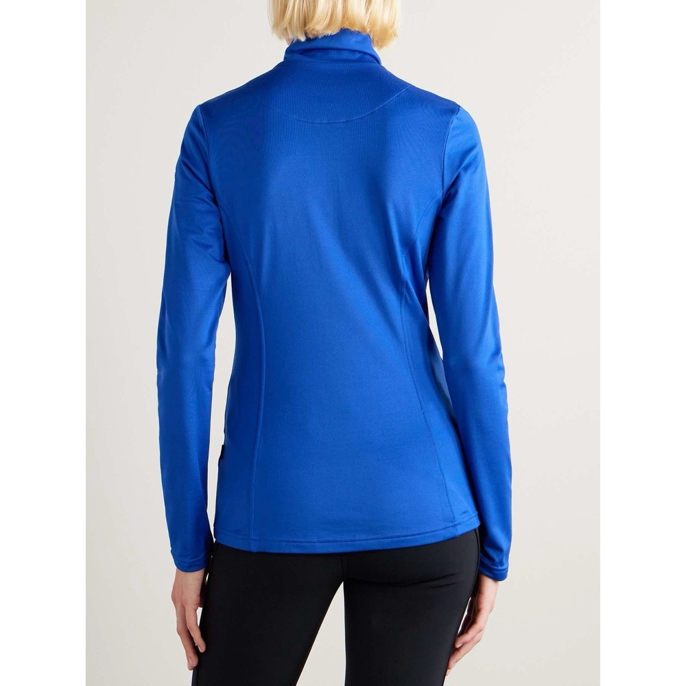 Goldbergh Serena Ski Pulley Electric Blue Half Zip Luxury Ski Base Layer L NWOT - Picture 3 of 9